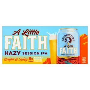 Northern Monk A Little Faith Juicy Tropical Hazy Session IPA 8 x 330ml