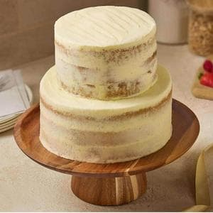 Sainsbury's 2.2kg Two Tier Vanilla Naked Cake