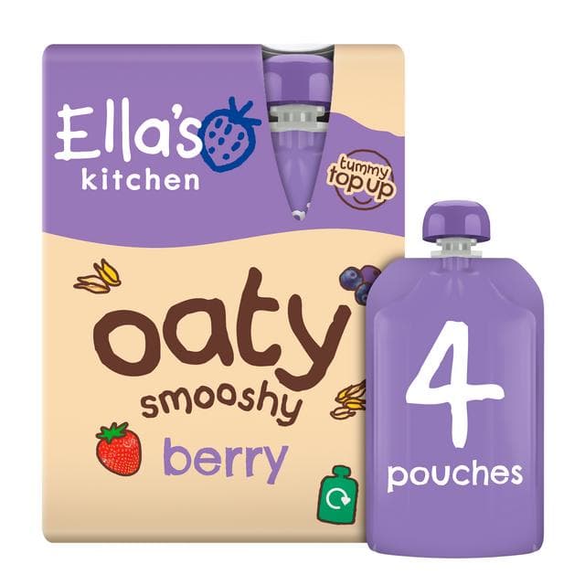 Ella's Kitchen Berry Oaty Smooshy 4 x 90g - gallery image 3