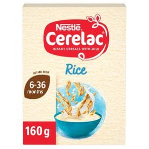Cerelac Baby Rice Cereal with Milk 6+ Months 160g