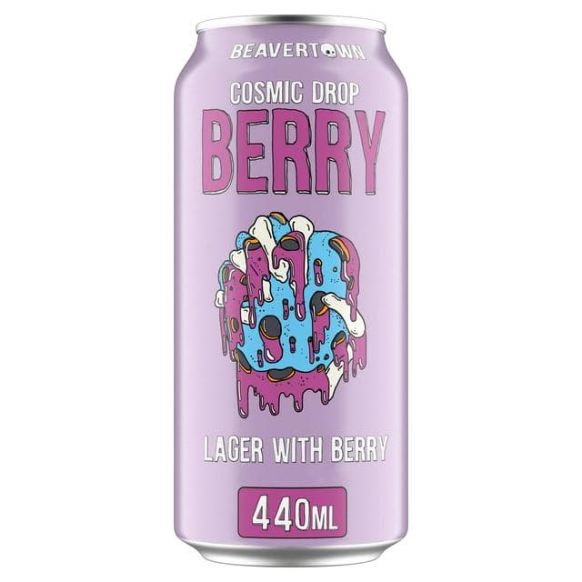 Beavertown Cosmic Drop Berry Punch Beer 440ml - gallery image 1