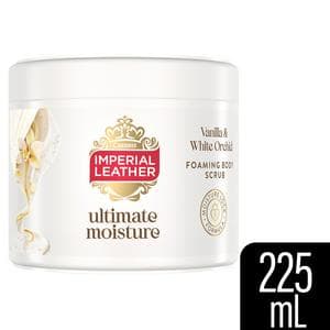 Imperial Leather 225ml Ultimate Moisture Vanilla & White Orchid Foaming Body Scrub