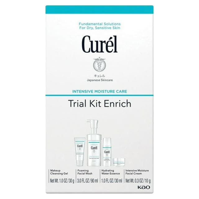 Curél Enrich Trial & Travel Kit 2 Week Skincare Routine for Dry Sensitive Skin - gallery image 1