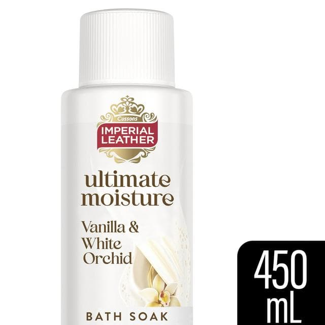 Imperial Leather Ultimate Moisture Vanilla & White Orchid Foaming Bath Soak 450ml - gallery image 1