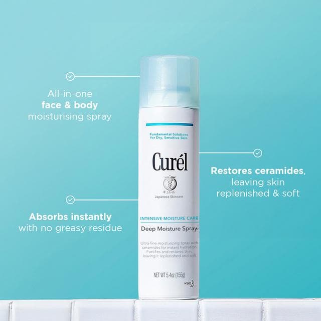 Curél Deep Moisture Spray Mini for Dry Sensitive Skin 60g - gallery image 3