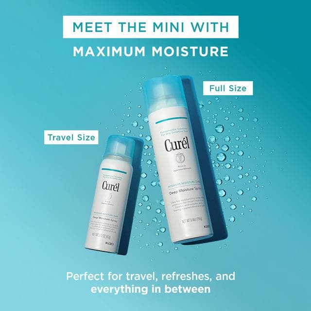 Curél Deep Moisture Spray Mini for Dry Sensitive Skin 60g - gallery image 6