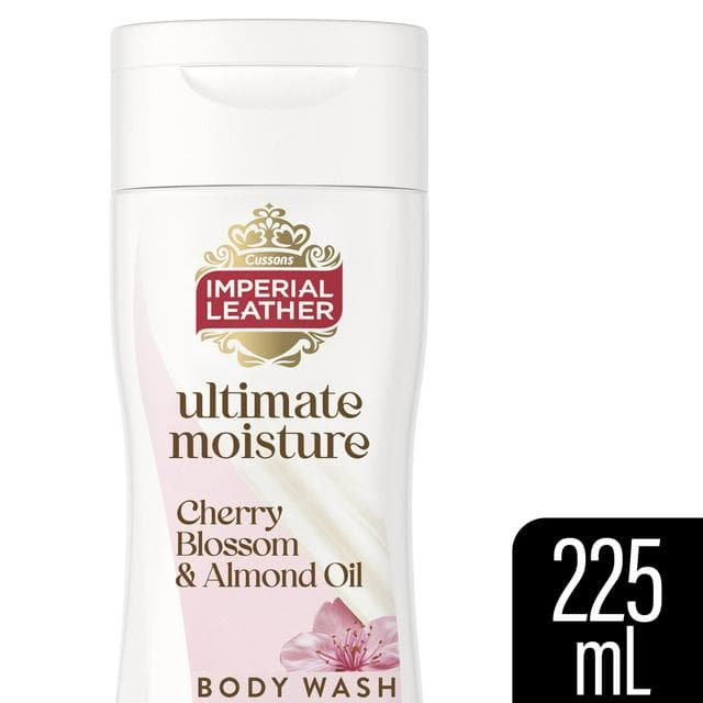 Imperial Leather 225ml Ultimate Moisture Cherry Blossom & Almond Oil Body Wash - gallery image 1
