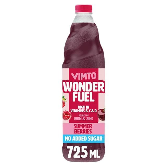 Vimto Wonderfuel Summer Berries Squash 725ml - gallery image 1