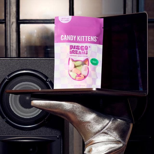 Candy Kittens Disco Dreams Gourmet Sour Chews 140g - gallery image 3