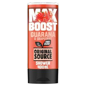 Original Source 400ml Max Boost Guarana & Grapefruit Shower Gel
