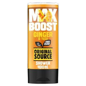 Original Source 400ml Max Boost Ginger & Yuzu Shower Gel