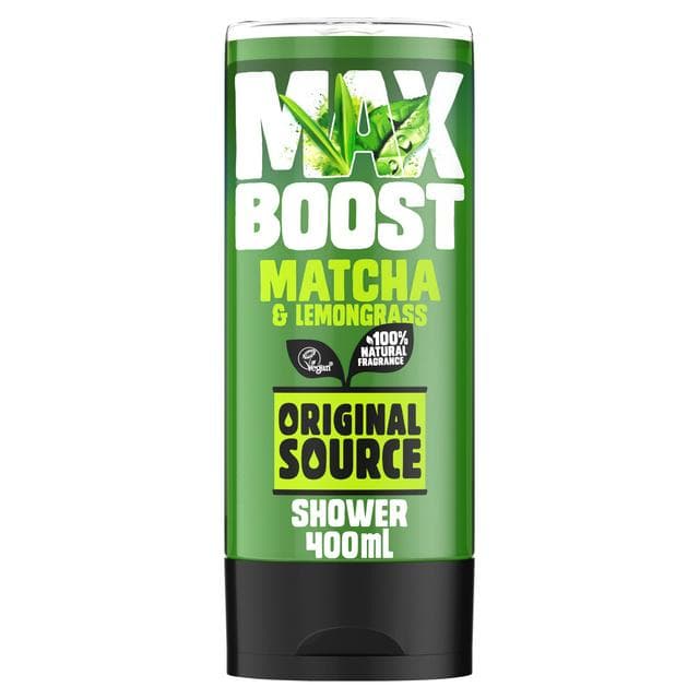 Original Source 400ml Max Boost Matcha & Lemongrass Shower Gel - gallery image 1