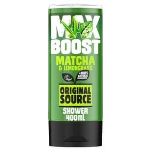 Original Source 400ml Max Boost Matcha & Lemongrass Shower Gel
