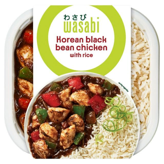 Wasabi Korean Black Bean Chicken with Rice 450g - gallery image 1