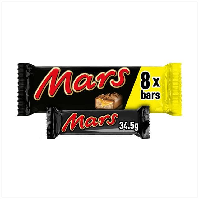 Mars 8 x 34.5g Caramel Multipack Chocolate Bars - gallery image 1