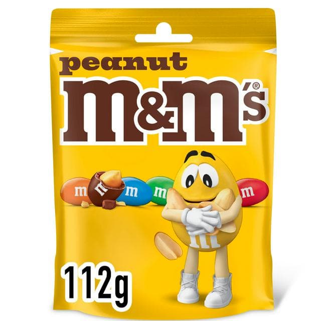 M&M's Peanut Chocolate Pouch Bag 112g - gallery image 1