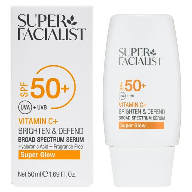 Super Facialist SPF 50+ Vitamin C+ Brighten & Defend Broad Spectrum Serum 50ml - gallery image 1