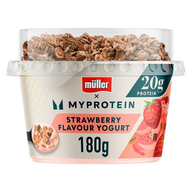 Müller Myprotein High Protein Strawberry Yogurt with Granola - gallery image 1