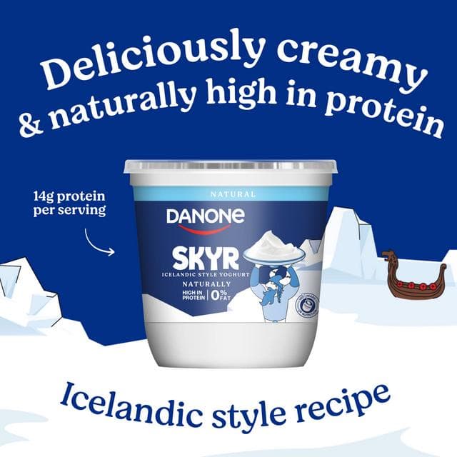 Danone 800g Skyr High Protein 0% Fat Natural Yoghurt - gallery image 3