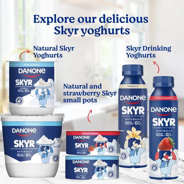 Danone 800g Skyr High Protein 0% Fat Natural Yoghurt - gallery image 5