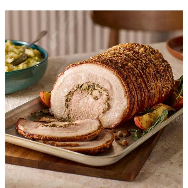 Sainsbury's 2.2kg Pork Belly Porchetta, Taste the Difference - gallery image 1