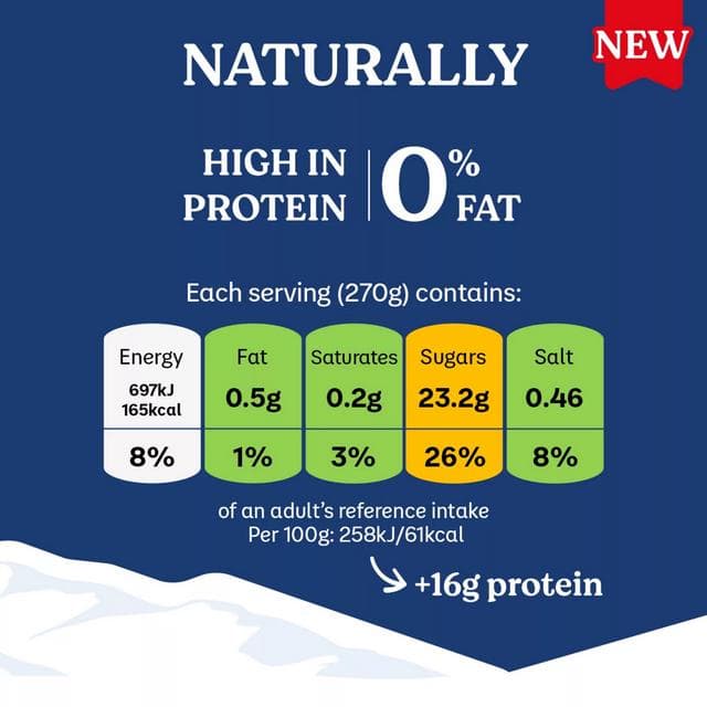 Danone Strawberry Skyr Icelandic Style Yoghurt 270g - gallery image 4