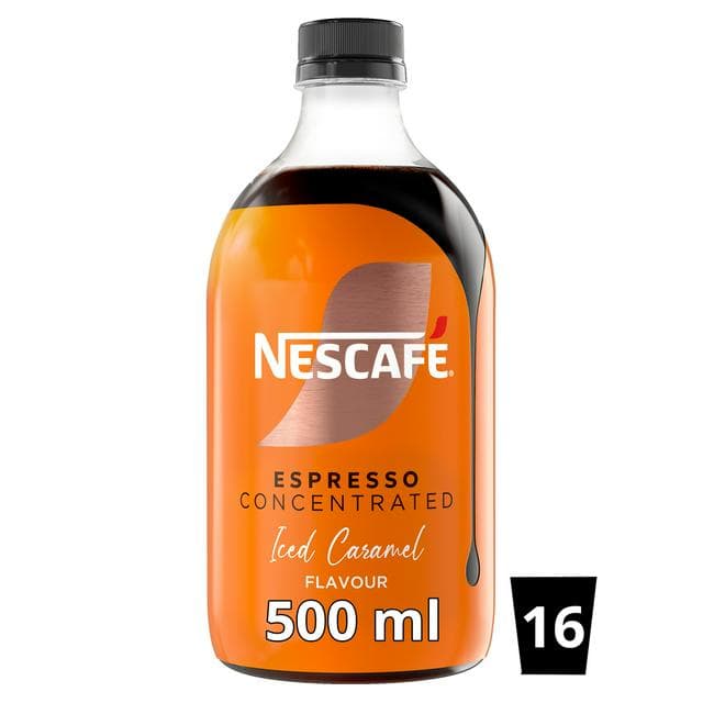 Nescafe Iced Coffee Espresso Concentrated Caramel Flavour 500ml - gallery image 1