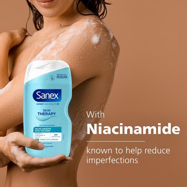 Sanex Skin Therapy Oily Skin Shower Gel Body Wash 450ml - gallery image 4
