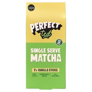 Perfect Ted Vanilla Bean Matcha Single Serve Sticks 7 x 5g