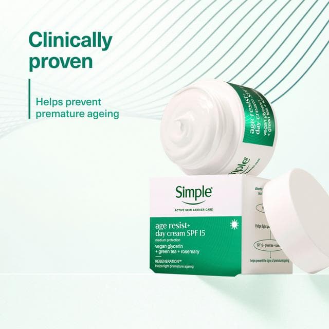 Simple Facial Moisturiser Age Resist+ Day 50ml - gallery image 3