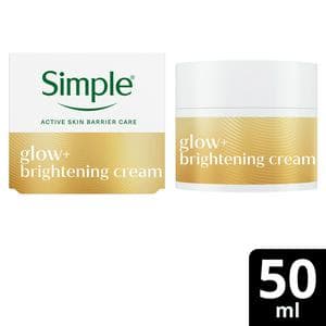 Simple Facial Moisturiser Glow+ 50ml