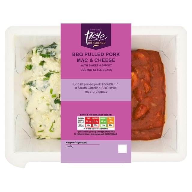 Sainsbury's Pulled Pork Mac Cheese, Taste the Difference 400g - gallery image 1