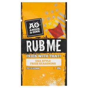 Angus & Oink Rub Me USA Style Fries Seasoning Fries Seasoning 30g