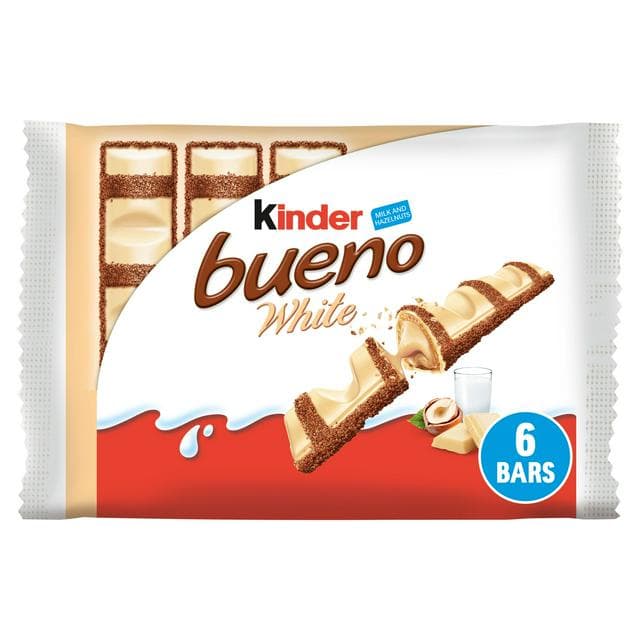 Kinder Bueno White Chocolate & Hazelnut Multipack 3 x 39g - gallery image 1