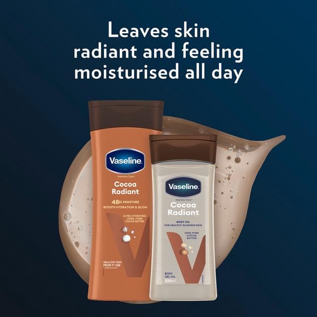 Vaseline Intensive Care Body Oil Cocoa Radiant 200ml - gallery image 5