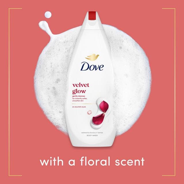 Dove Body Wash Velvet Glow 720ml - gallery image 3