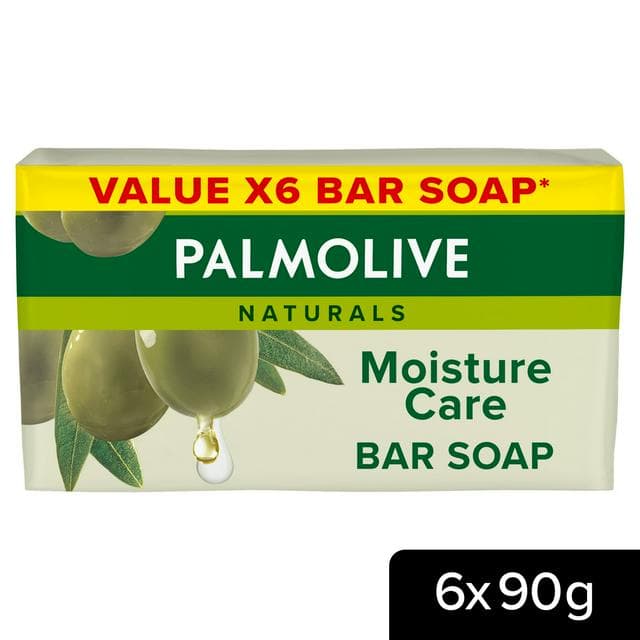 Palmolive Naturals Moisture with Olive Bar Soap Value Pack x6 - gallery image 1