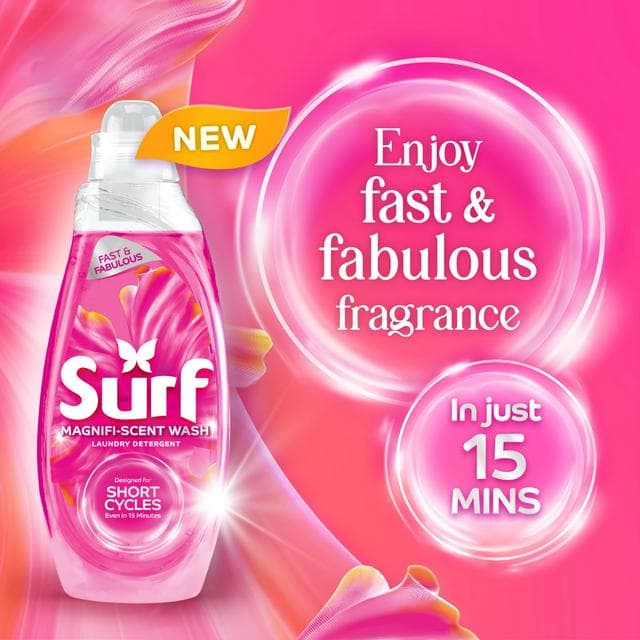 Surf Magnifi Scent Wash Laundry Liquid Floral Fusion 31 Washes 837ml - gallery image 6