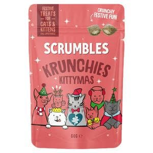 Scrumbles 60g Krunchies Kittymas Cat Treats