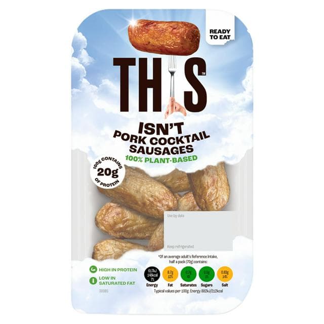 This Isn't Pork Cocktail Sausages 140g - gallery image 1