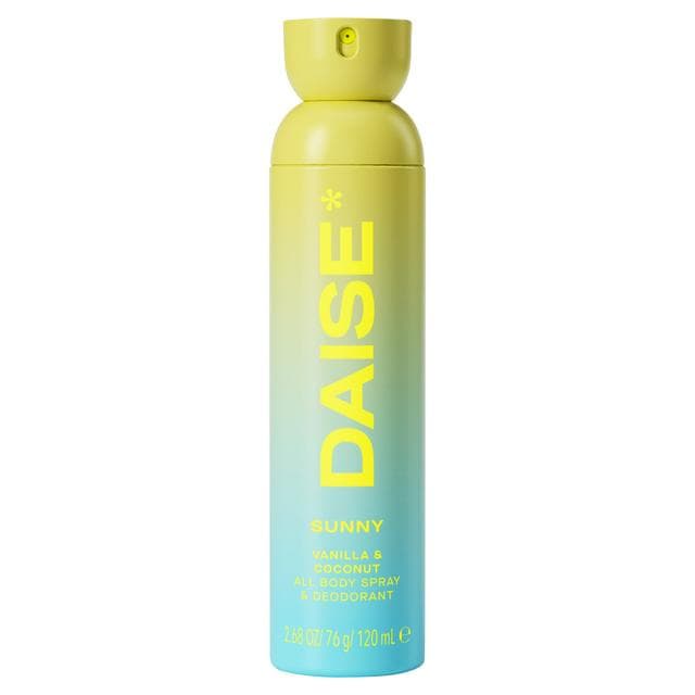 Daise All Body Spray & Deodorant in Vanilla & Coconut 120ml - gallery image 1