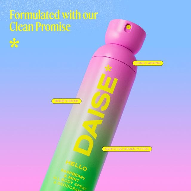 Daise All Body Spray & Deodorant in Raspberry & Mint 120ml - gallery image 4