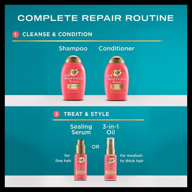 Ogx 385ml Bond Protein Hair Repair Conditioner - gallery image 3