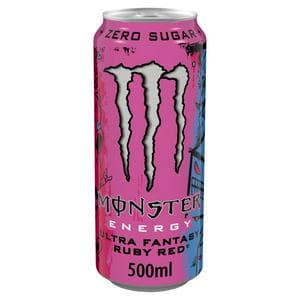 Monster Energy Drink Ultra Fantasy Ruby Red Zero Sugar 500ml