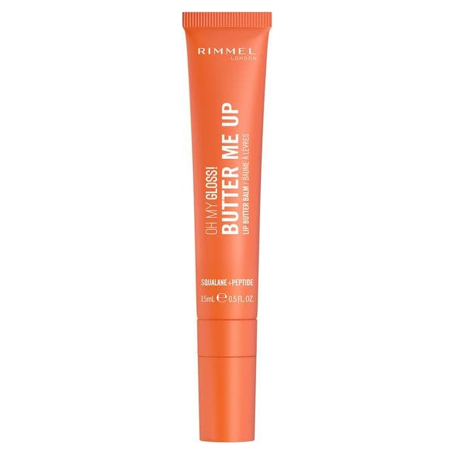 Rimmel London Oh My Gloss Butter Me Up Lip Butter Balm 006 Coral Breeze 15ml - gallery image 1