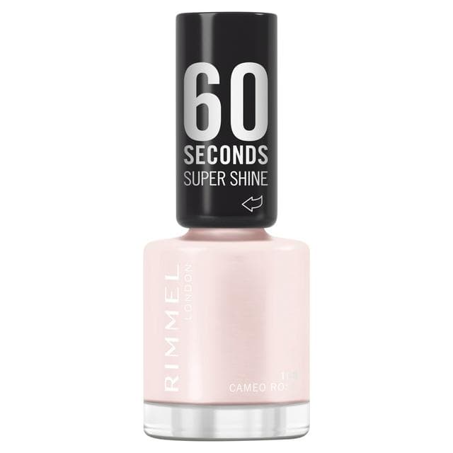 Rimmel 60 Seconds Super Shine Nail Polish 108 Cameo Rose 8ml - gallery image 1