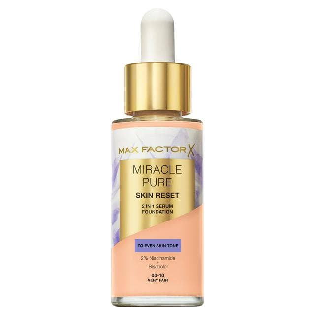 Max Factor Miracle Pure Serum Foundation 0-10 Veryfair 30ml - gallery image 1