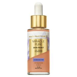 Max Factor Miracle Pure Skin Reset Serum Foundation 75-85 Medium Cool 30ml