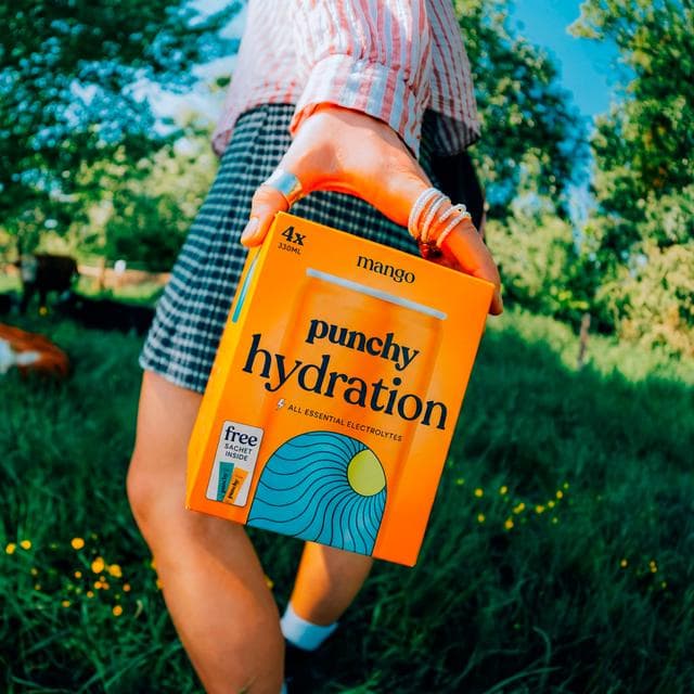 Punchy Hydration 4 x 330ml Mango with Minerals & Vitamins Electrolyte Drinks - gallery image 5