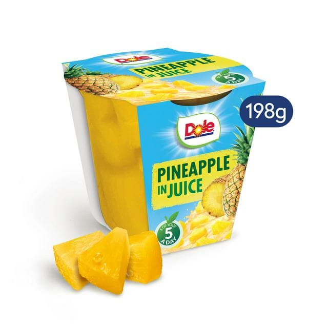 Dole Pineapple in Juice 198g - gallery image 1